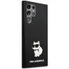 Karl Lagerfeld Silicone Choupette tok Samsung Galaxy S24 Ultra - fekete - 1. kép