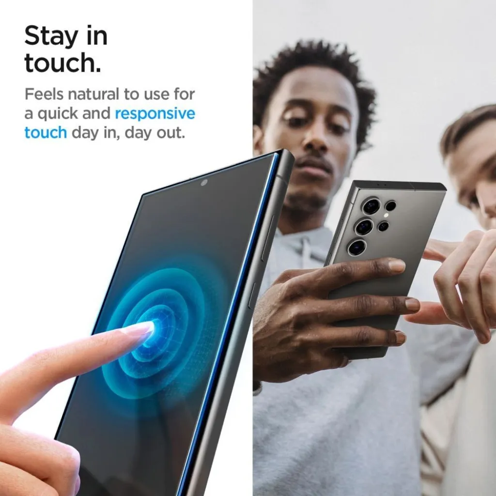 Spigen Glas.tR EZ Fit Privacy Tempered Glass for Samsung Galaxy S24 Ultra - 2 pcs. - 8