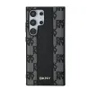 DKNY Bőr Kockás Mono Minta MagSafe tok Samsung Galaxy S24 Ultra - Fekete - 1. kép