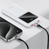 Powerbank, Vention, FHKW0,10000mAh, Micro-USB, USB-C, 2xUSB-A, 22.5W (white) - 3. kép