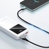 Powerbank, Vention, FHLW0, 20000mAh, Micro-USB, USB-C, 2xUSB-A, 22.5W (white) - 3. kép