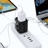 Choetech PD5008 utazó töltő, 3xUSB-A, 2xUSB-C, GaN, 35W, US/EU/UK/AU (fekete) - 1. kép
