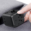 Choetech PD5008 utazó töltő, 3xUSB-A, 2xUSB-C, GaN, 35W, US/EU/UK/AU (fekete) - 2. kép