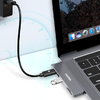 Dokkoló állomás Choetech HUB-M14 Macbook Pro-hoz, 7-in-2 USB-C, Thunderbolt 3 (ezüst) - 3. kép