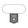 IP Okos Reflektor Kamera Gosund IPC3, IP65 - 0. kép