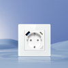 Okos WiFi Fali Aljzat Avatto N-WOT10-USB-W TUYA USB USB-C (fehér) - 0. kép
