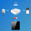 Avatto LZTS02-EU-B2 2 utas fénykapcsoló ZigBee (fekete) - 1. kép