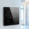 ZigBee Avatto LZTS02-EU-B3 3 módos okos lákapcsoló TUYA (fekete) - 1. kép