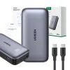 Powerbank 10000mAh Ugreen Nexode PB502, USB + USB-C, 30W PD (fekete) - 1. kép