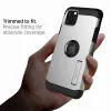 Spigen Tough Armor tok kihajtható támasszal iPhone 11 Pro Satin Silver - 3. kép