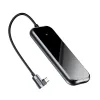 Baseus Multifunkciós USB Type-C HUB 4x2.0 USB sötétszürke - 1. kép