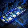 Baseus Multifunkciós USB Type-C HUB 4x2.0 USB sötétszürke - 4. kép