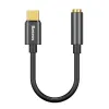 Baseus L54 USB-C/ 3.5 mm átalakító adapter fekete DAC - 1. kép