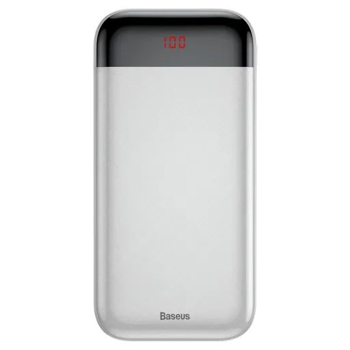 Baseus Mini Cu power bank 20000 mAh 2xUSB/ USB Typ C PD 3A fehér