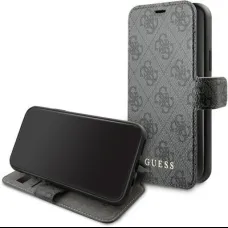 GUESS 4G Elegance iPhone 11 flip tok szürke