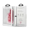 iPhone 11 Pro Max Guess GUHCN65GLHFLRA Liquid Glitter raspberry PC tok - 1. kép