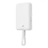 Baseus Mágneses Mini Powerbank, 10000mAh, Lightning, 20W, MagSafe (fehér) - 2. kép