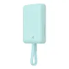 Baseus Magnetic Mini Powerbank, 10000mAh, Lightning, 20W, MagSafe (menta) - 2. kép