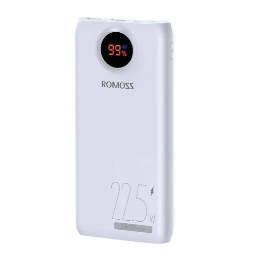 Romoss SW20PF Powerbank, 20000mAh, 22.5W (fehér)