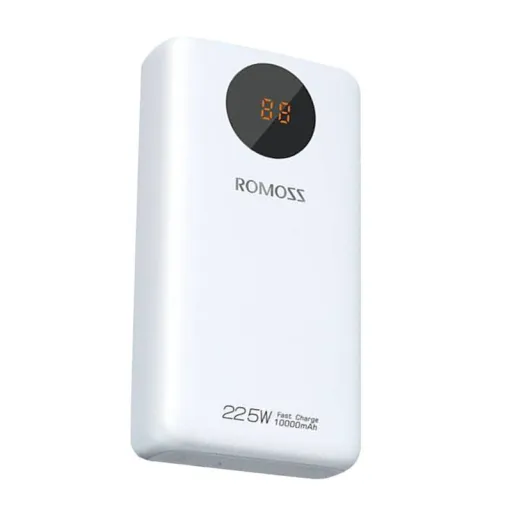 Romoss SW10PF Powerbank, 10000mAh, 22.5W (fehér)