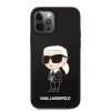 Karl Lagerfeld Liquid Silicone Ikonik NFT tok iPhone 12/12 Pro fekete - 0. kép