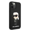 Karl Lagerfeld Liquid Silicone Ikonik NFT tok iPhone 12/12 Pro fekete - 1. kép