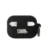 Karl Lagerfeld 3D Logo NFT Karl Head Szilikon Tok Apple AirPods Pro 2-höz Fekete - 0. kép