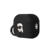 Karl Lagerfeld 3D Logo NFT Karl Head Szilikon Tok Apple AirPods Pro 2-höz Fekete - 1. kép