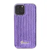 Guess Sequin Script Logo tok iPhone 12/12 Pro Lila - 1. kép