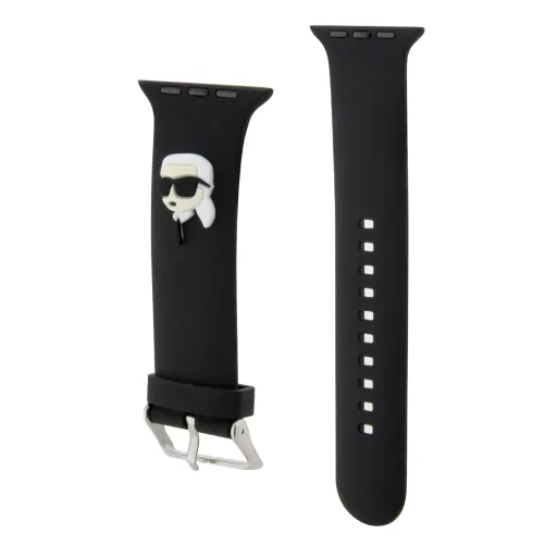 Karl Lagerfeld Karl Head NFT Watch Strap Apple Watch 42/44/45/49 Fekete