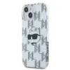 Karl Lagerfeld IML Electroplated Choupette Head tok iPhone 15-hez, Átlátszó - 1. kép