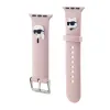 Karl Lagerfeld Karl and Choupette Head NFT Watch Strap for Apple Watch 38/40/41 Pink - 0. kép