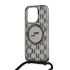 Karl Lagerfeld IML Monogram Crossbody K&CH Heads MagSafe tok iPhone 15 Pro Max, Fekete - 1. kép