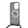 Karl Lagerfeld IML Monogram Crossbody K&CH Heads MagSafe tok iPhone 15 Pro Max, Fekete - 2. kép