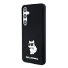 Karl Lagerfeld Liquid Silicone Choupette NFT tok Samsung Galaxy S24+ Fekete - 0. kép