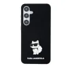 Karl Lagerfeld Liquid Silicone Choupette NFT tok Samsung Galaxy S24+ Fekete - 1. kép