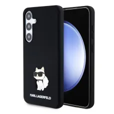 Karl Lagerfeld Liquid Silicone Choupette NFT tok Samsung Galaxy S24+ Fekete