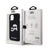 Karl Lagerfeld Liquid Silicone Double Heads MagSafe tok iPhone 15-höz Fekete - 4. kép