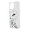 Karl Lagerfeld Liquid Glitter Karl és Choupette Heads MagSafe tok iPhone 12/12 Pro átlátszó - 2. kép