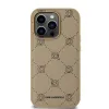 Karl Lagerfeld PU Karl Heads Pattern MagSafe tok iPhone 14 Pro Beige - 0. kép