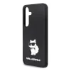 Karl Lagerfeld Liquid Silicone Choupette NFT tok Samsung Galaxy S24 fekete - 3. kép