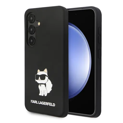 Karl Lagerfeld Liquid Silicone Choupette NFT tok Samsung Galaxy S24 fekete