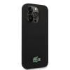 Lacoste Liquid Silicone Microfiber Croc Logo MagSafe Tok iPhone 15 Pro Max Fekete - 2. kép