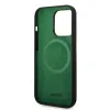 Lacoste Liquid Silicone Microfiber Croc Logo MagSafe Tok iPhone 15 Pro Max Fekete - 4. kép