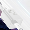 Baseus TZCCSUP-L02 Super Si Gyors Töltő USB-C 25W + Adatkábel USB-C to USB-C 1m Fehér - 1. kép