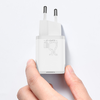 Baseus TZCCSUP-L02 Super Si Gyors Töltő USB-C 25W + Adatkábel USB-C to USB-C 1m Fehér - 4. kép