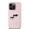 Karl Lagerfeld Liquid Silicone Double Heads MagSafe tok iPhone 14 Pro Max Pink - 0. kép