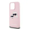 Karl Lagerfeld Liquid Silicone Double Heads MagSafe tok iPhone 14 Pro Max Pink - 2. kép