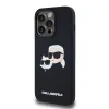 Karl Lagerfeld Liquid Silicone Double Heads MagSafe tok iPhone 14 Pro Max Black - 1. kép