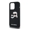 Karl Lagerfeld Liquid Silicone Double Heads MagSafe tok iPhone 14 Pro Max Black - 2. kép